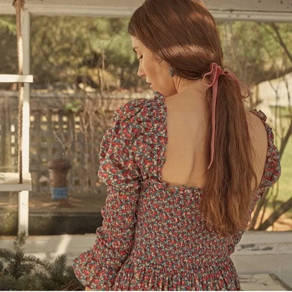 Doen Bijou Dress in Roseraie Floral - Picture 2 of 10